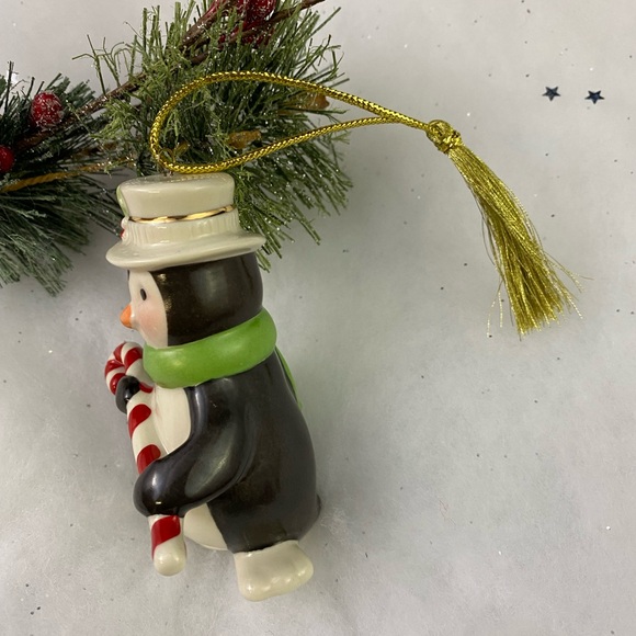Lenox Porcelain Very Merry Penguin Christmas Ornament - Picture 2 of 5